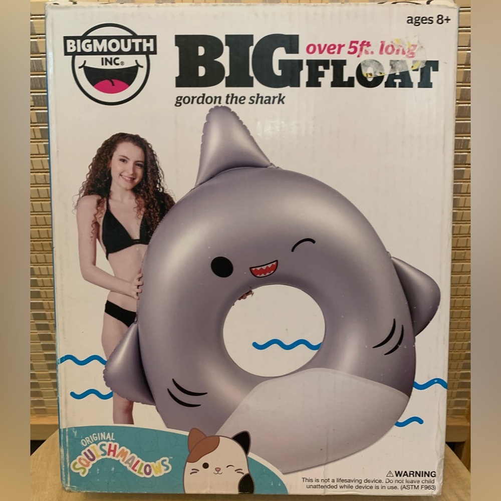 NIB Squishmallows X Bigmouth Big Shark Float